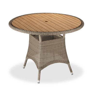 Rattan outdoor table discount only